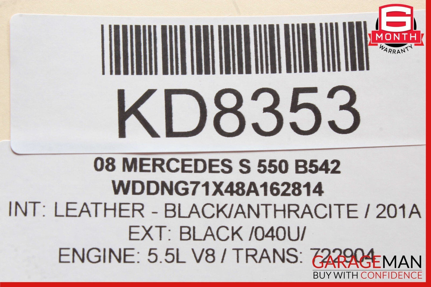 07-14 Mercedes W221 S550 S63 Front Right Side Seat Control Switch 2218709358 OEM