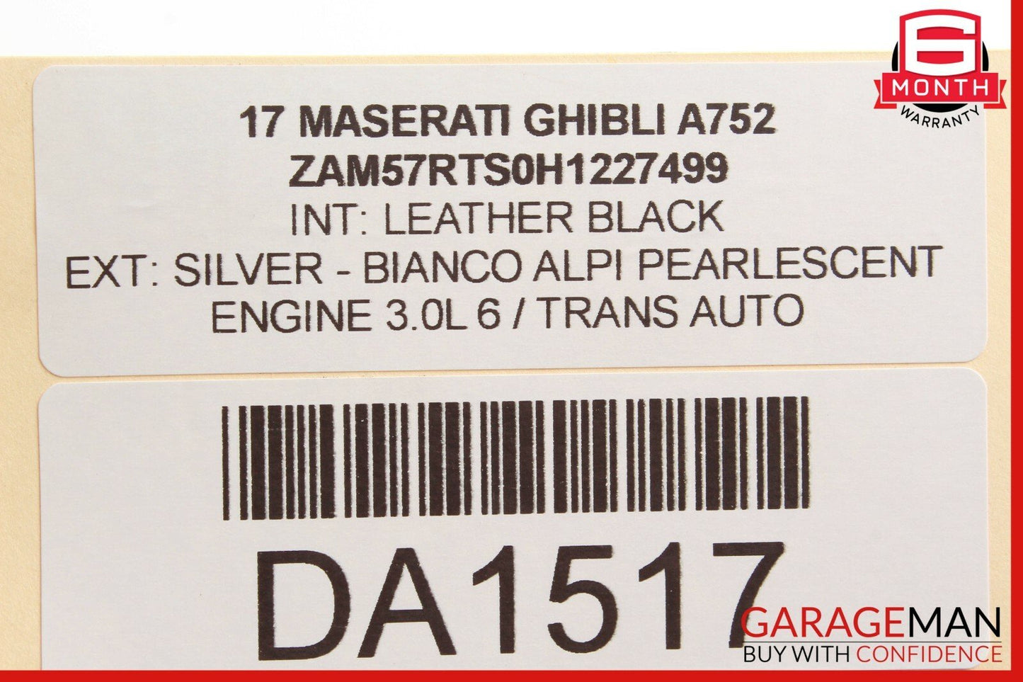 14-17 Maserati Ghibli Lane Assist Camera Adaptive Cruise Module Unit 670101172