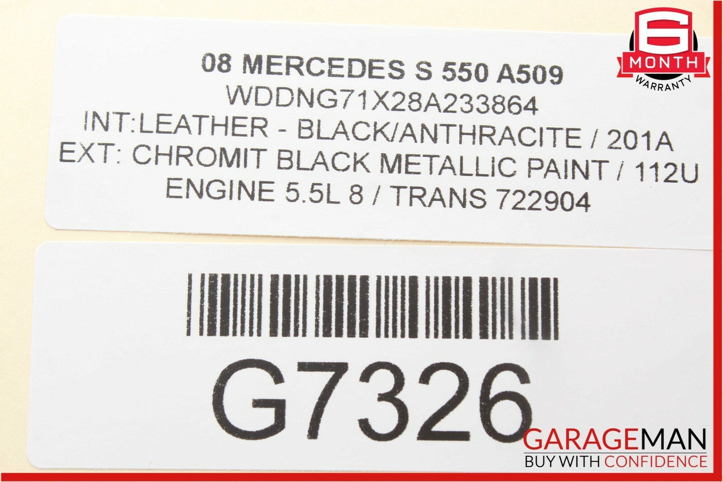 07-14 Mercedes W221 S550 CL600 Front Right Keyless Go Door Lock Latch Actuator