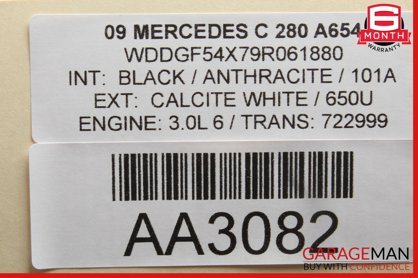 08-15 Mercedes W204 C280 C300 Rear Right or Left Side Upper Control Arm OEM