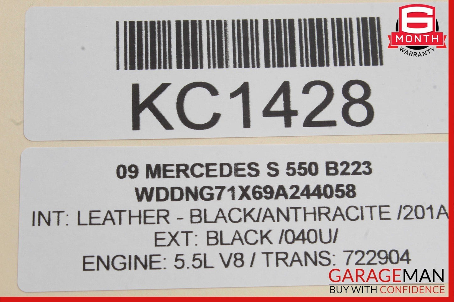 07-09 Mercedes W221 S550 S450 S63 Navigation Head Unit Command CD Audio Player