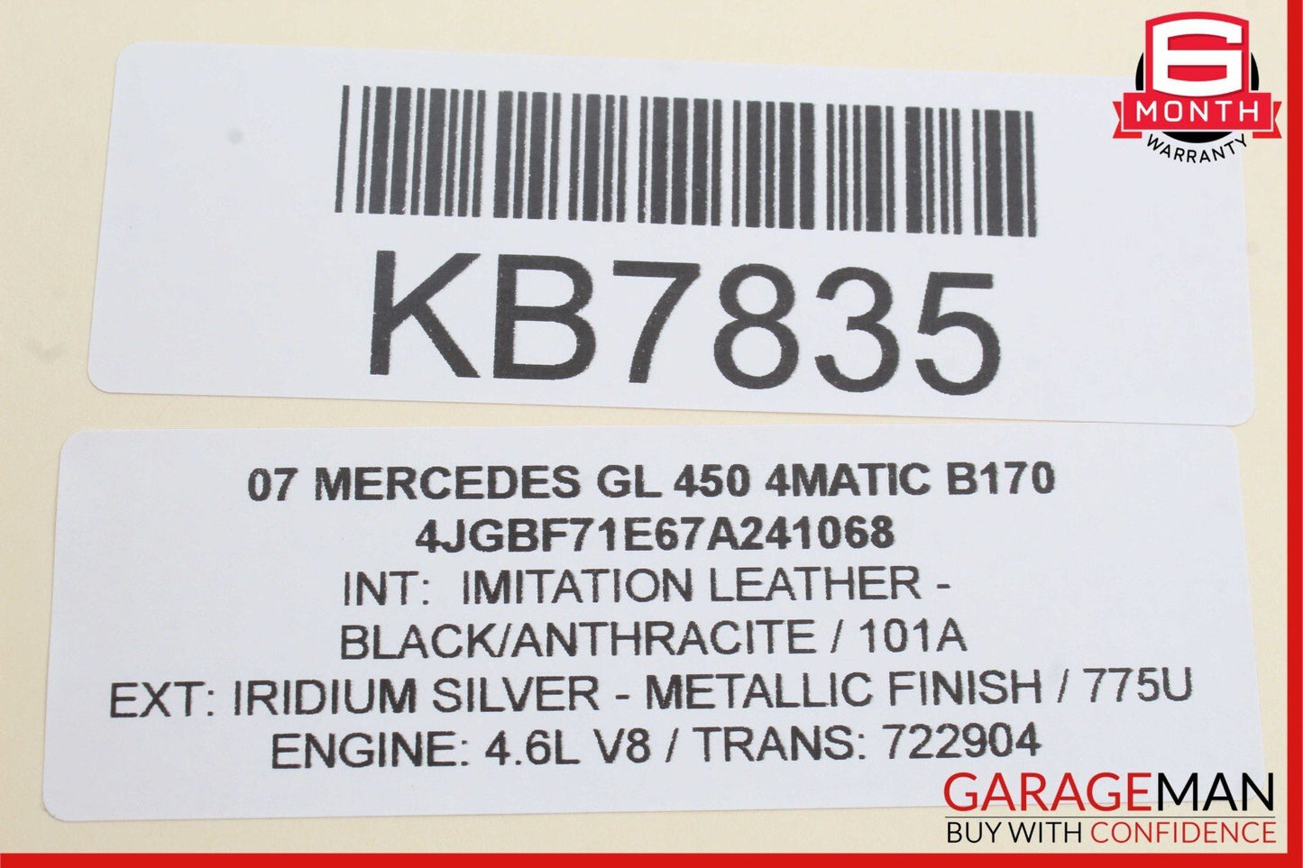 07-16 Mercedes X164 GL450 GL550 Third Seat Row Power Folding Control Module OEM