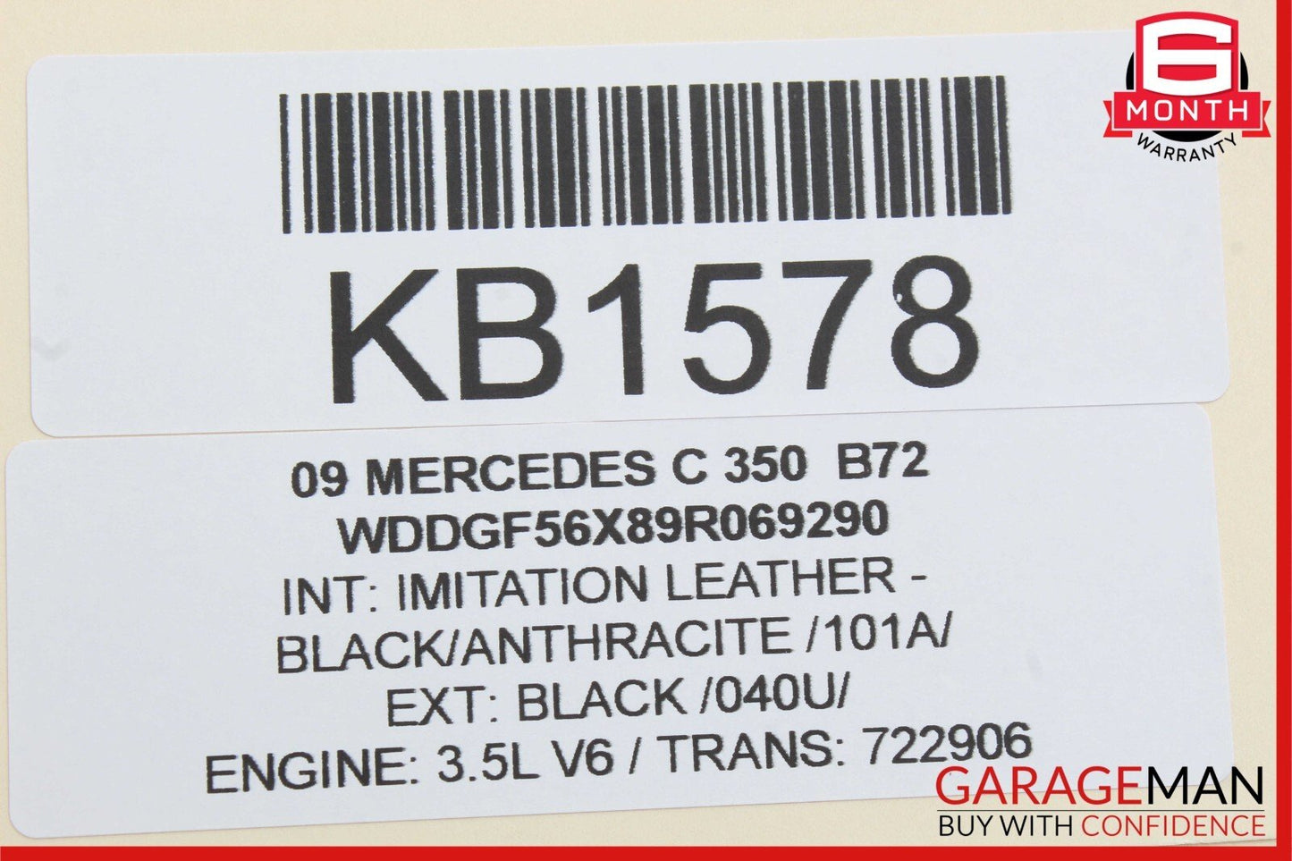 08-16 Mercedes C300 E350 GLK350 Rear Right Side Door Lock Latch Actuator