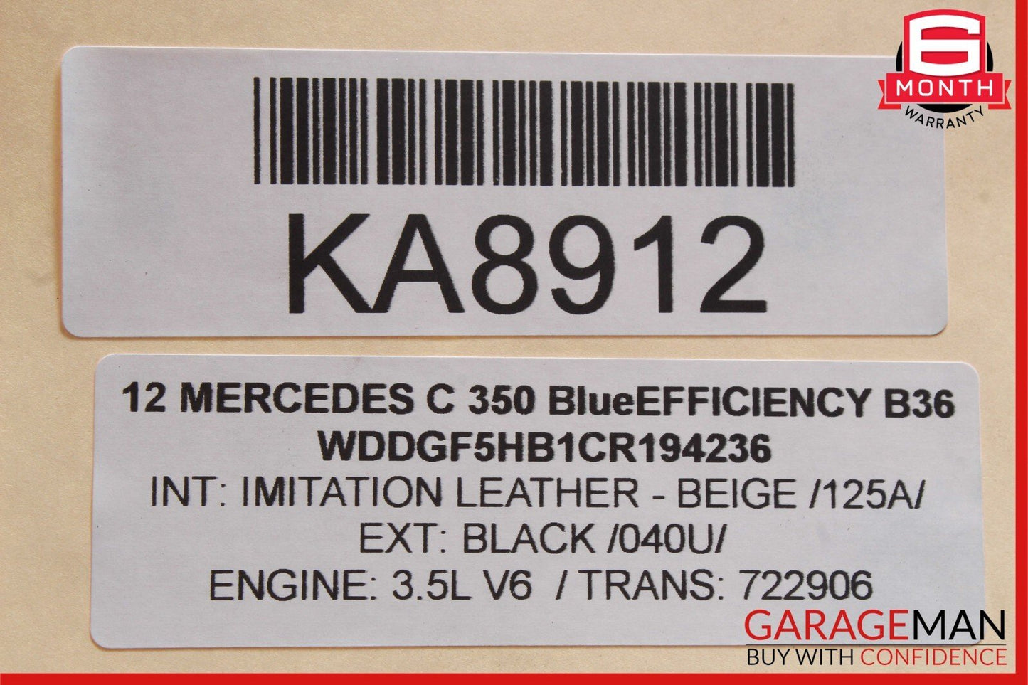 08-18 Mercedes C350 GLK350 E350 CLS550 Rear Left Side Door Control Module Unit