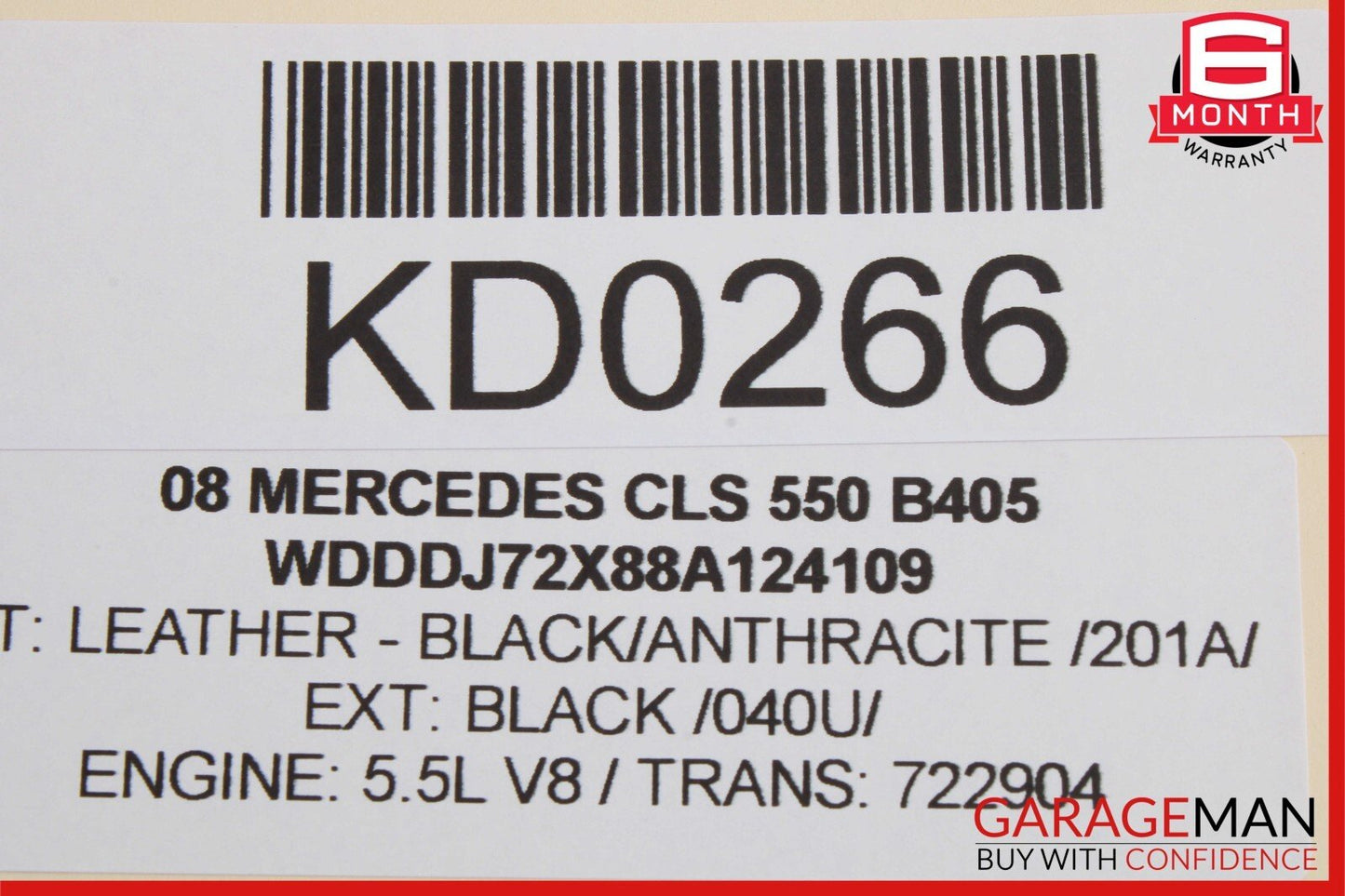 06-11 Mercedes W219 CLS550 CLS500 Rear Left Side Door Lock Latch Actuator