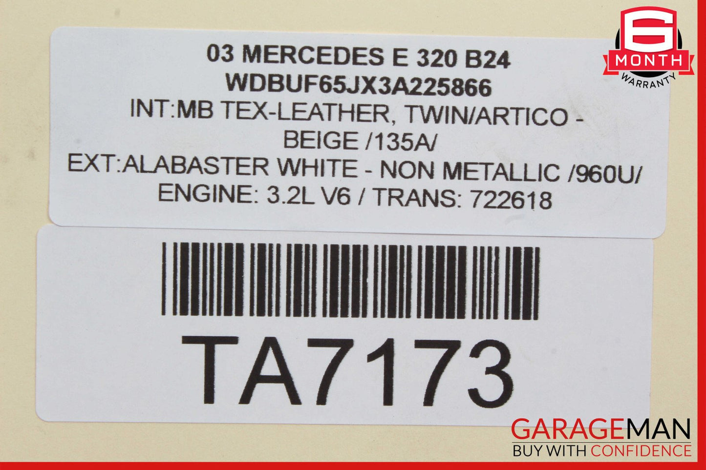 03-11 Mercedes W211 E320 E500 E550 CLS550 Front Left Side Upper Control Arm OEM