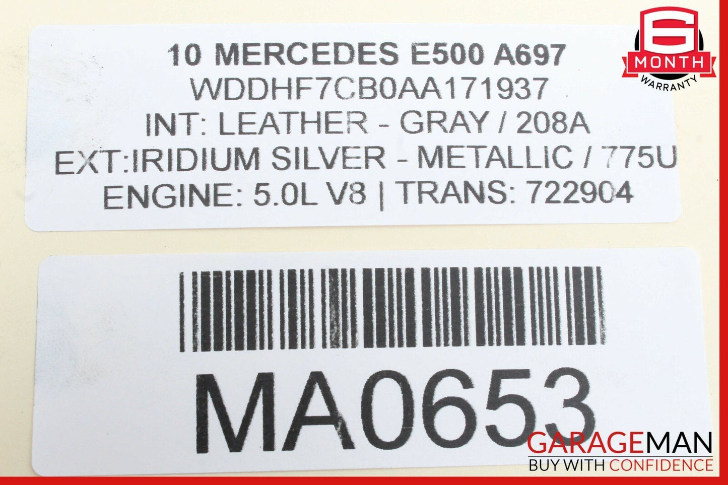 10-16 Mercedes W212 E350 Front Left Driver Side Wishbone Control Arm RWD