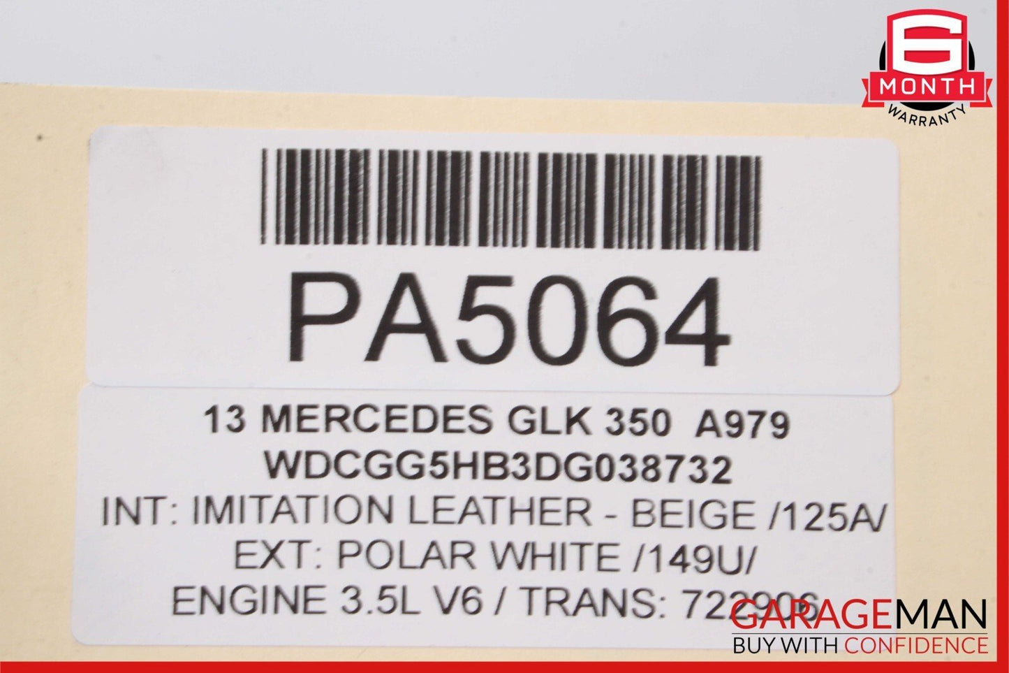 13-15 Mercedes X204 GLK350 RDW Automatic Transmission Assembly 722906 113k