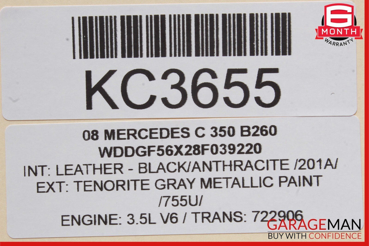 08-15 Mercedes W204 C350 GLK350 CL550 Panoramic Sunroof Sun Roof Motor Unit OEM