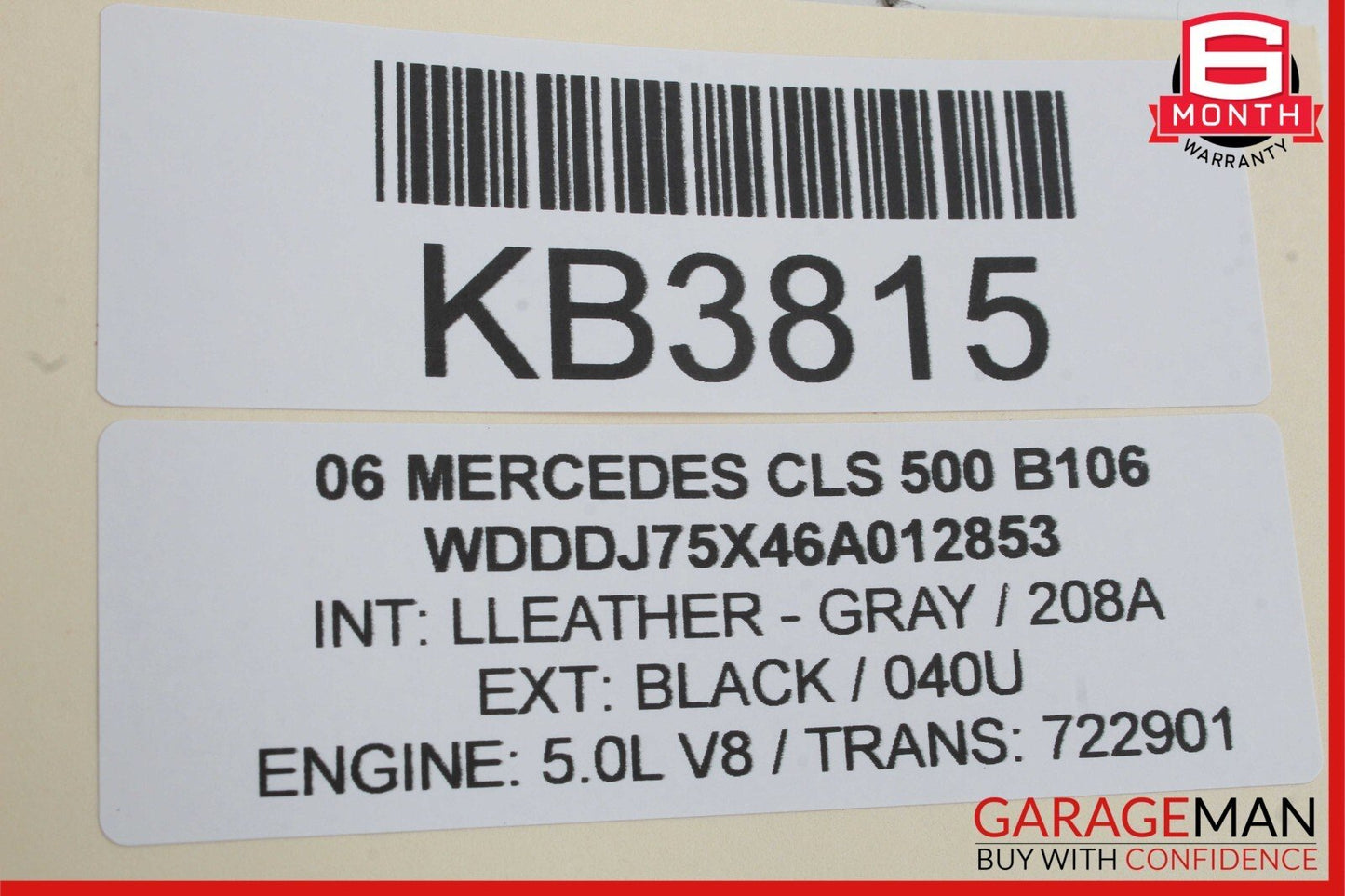 06-11 Mercedes W219 CLS500 Rear Right Door Window Regulator Motor Unit Unit OEM