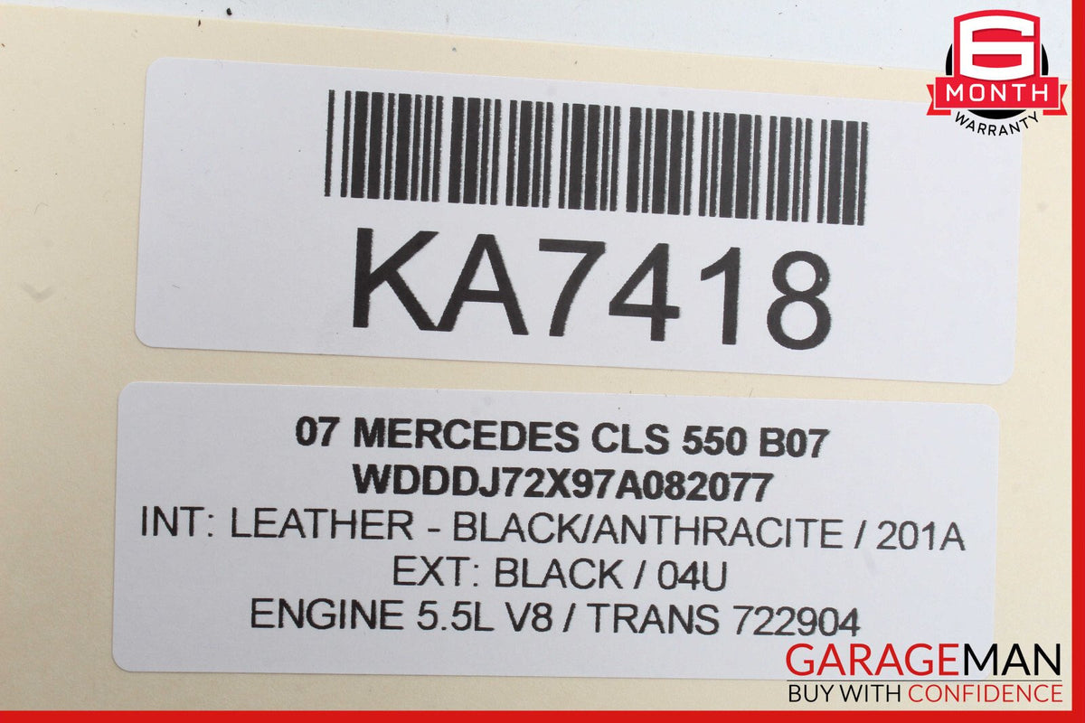 06-11 Mercedes W219 CLS550 Front Right Passenger Door Lock Latch Actuator OEM