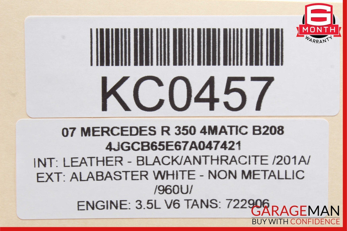 06-13 Mercedes W251 R350 GL450 Front Right Side Door Control Module Unit OEM