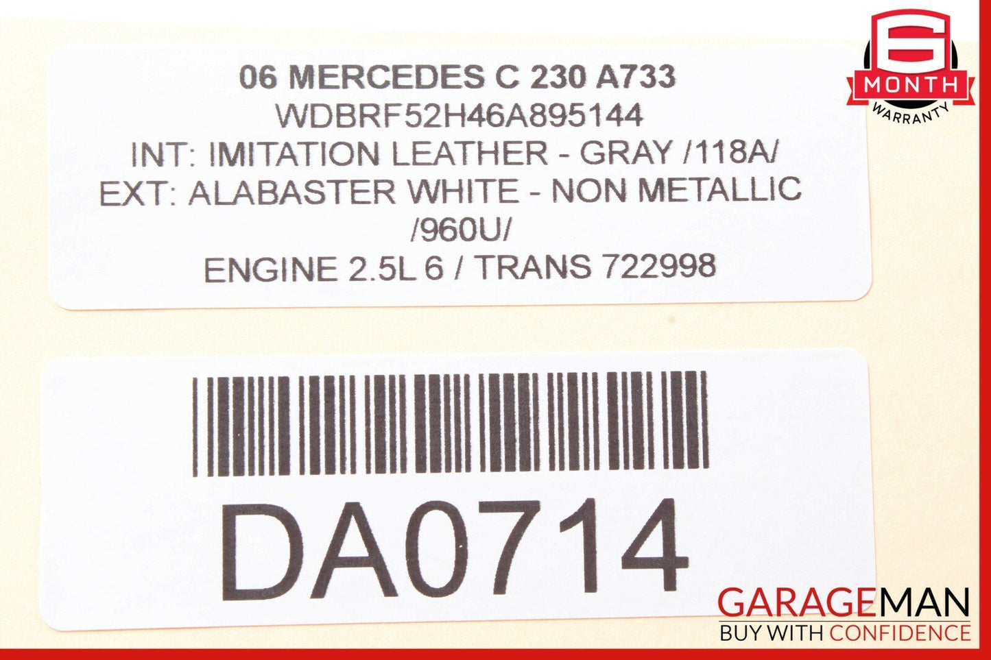 05-07 Mercedes W203 C230 Dash Hazard Door Lock ESP Control Switch Module OEM