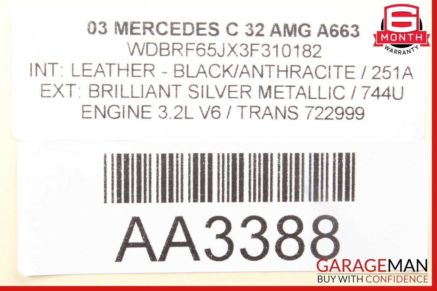 01-07 Mercedes W203 C230 C320 C55 AMG Rear Left Side Door Controller Module Unit