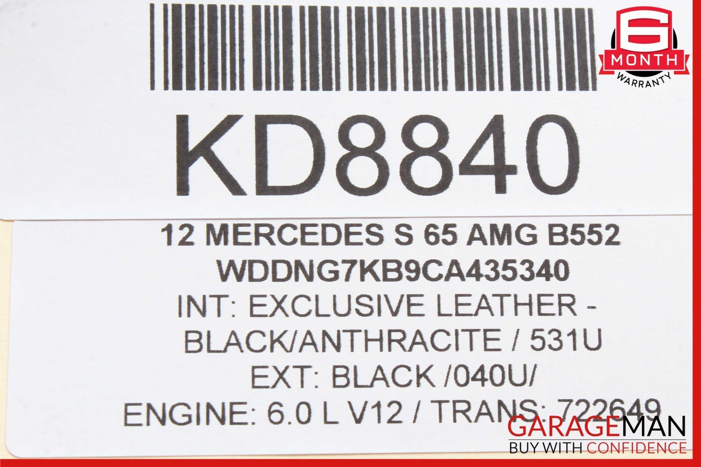 07-14 Mercedes W221 S65 AMG Front Right Dash AC A/C Air Vent Grille Cover OEM
