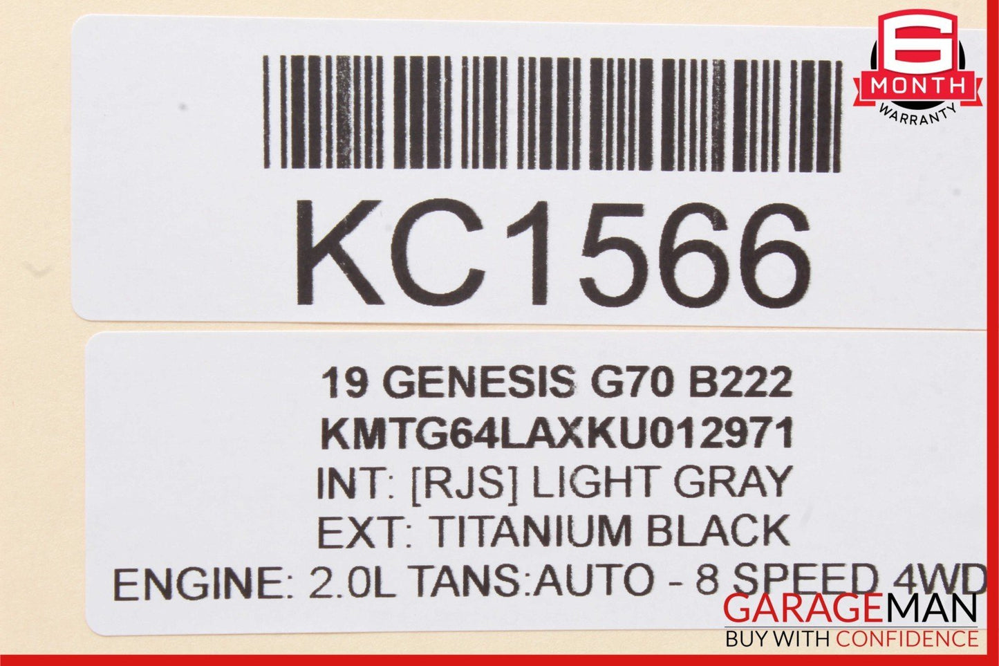 19-21 Genesis G70 AC Heat Temperature Climate Switch Control Unit 97250-G9030