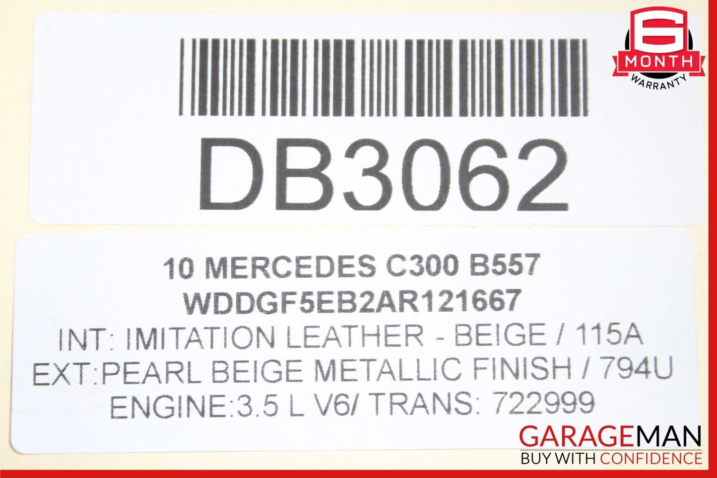08-11 Mercedes W204 C300 RWD Rear Differential Diff Axle Carrier Assy