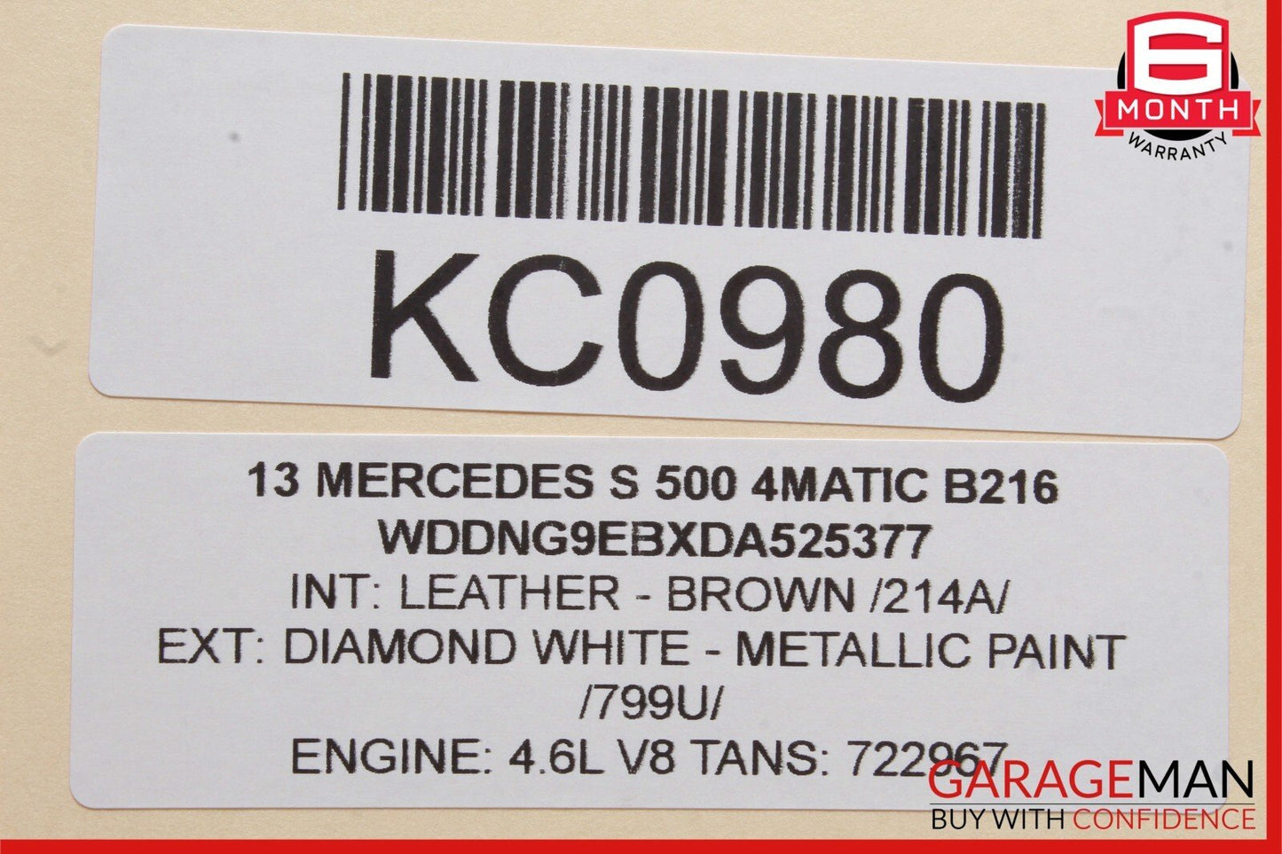 10-13 Mercedes W221 S550 S500 S63 AMG Rear Parking Parktronic Control Module OEM