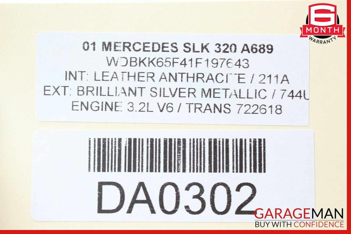 97-04 Mercedes R170 SLK230 SLK320 Rear Right & Left Side Brake Caliper Set OEM