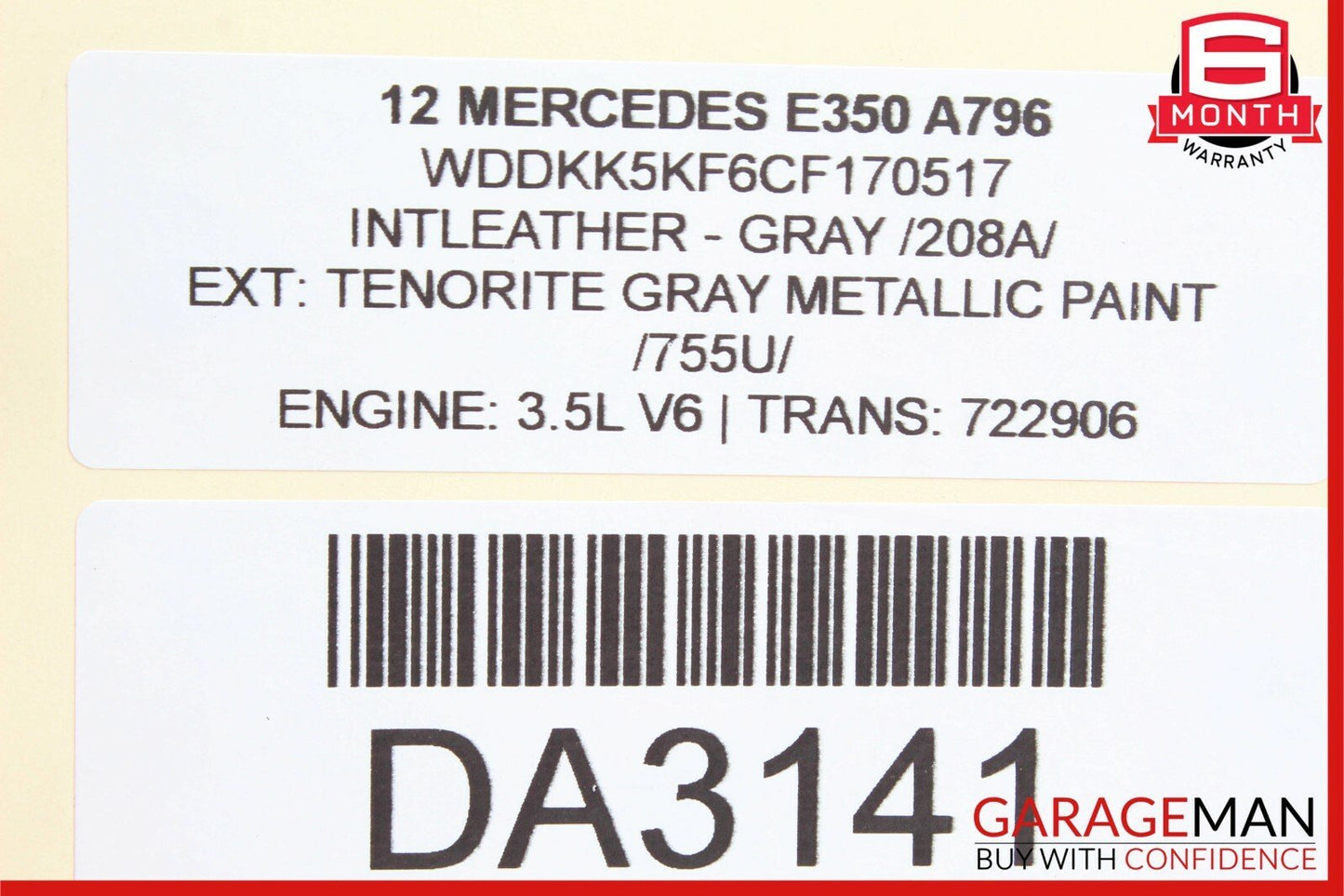 10-16 Mercedes W212 E350 Rear Right Side Door Control Module 2129004006 OEM