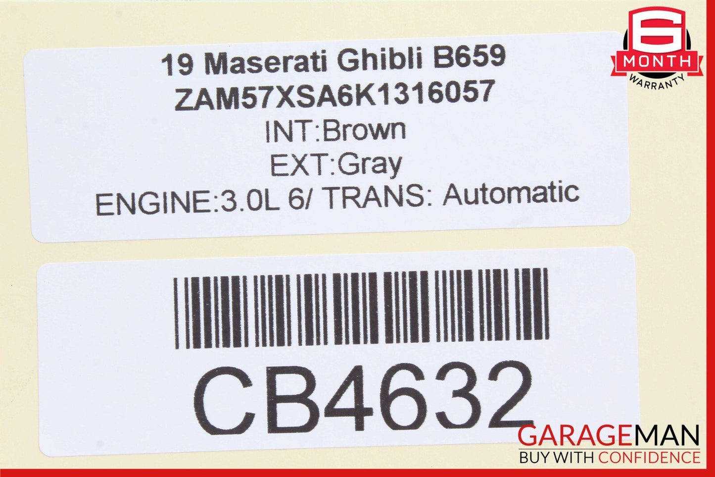 14-19 Maserati Ghibli Steering Column Combination Switch Arm Controls Assy Black
