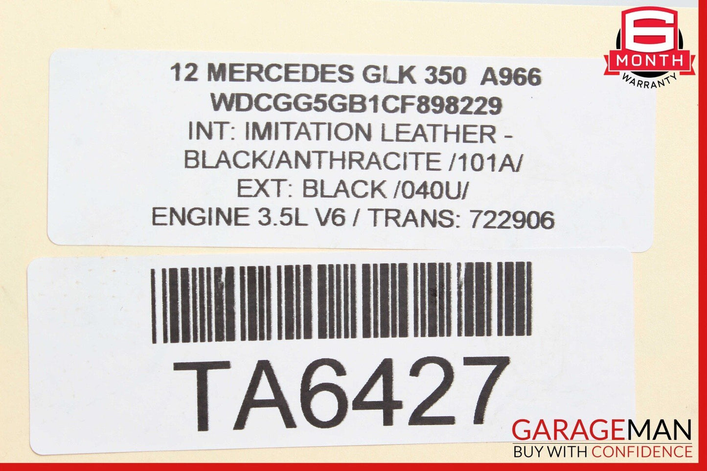 09-15 Mercedes X204 GLK350 Rear Right & Left Side Brake Rotor Disc Set OEM