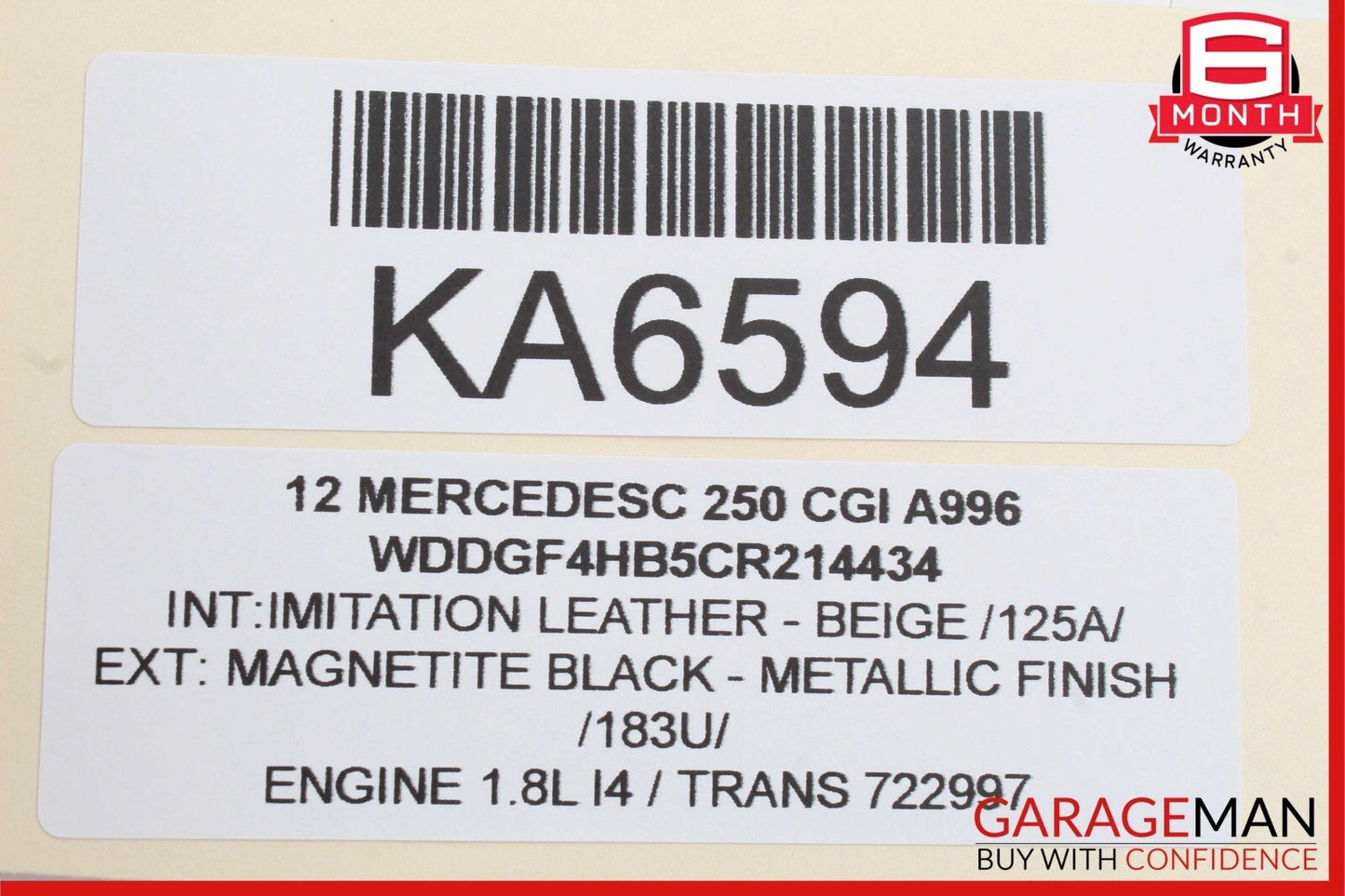 12-14 Mercedes C250 C300 Speedometer Odometer Instrument Cluster Gauge
