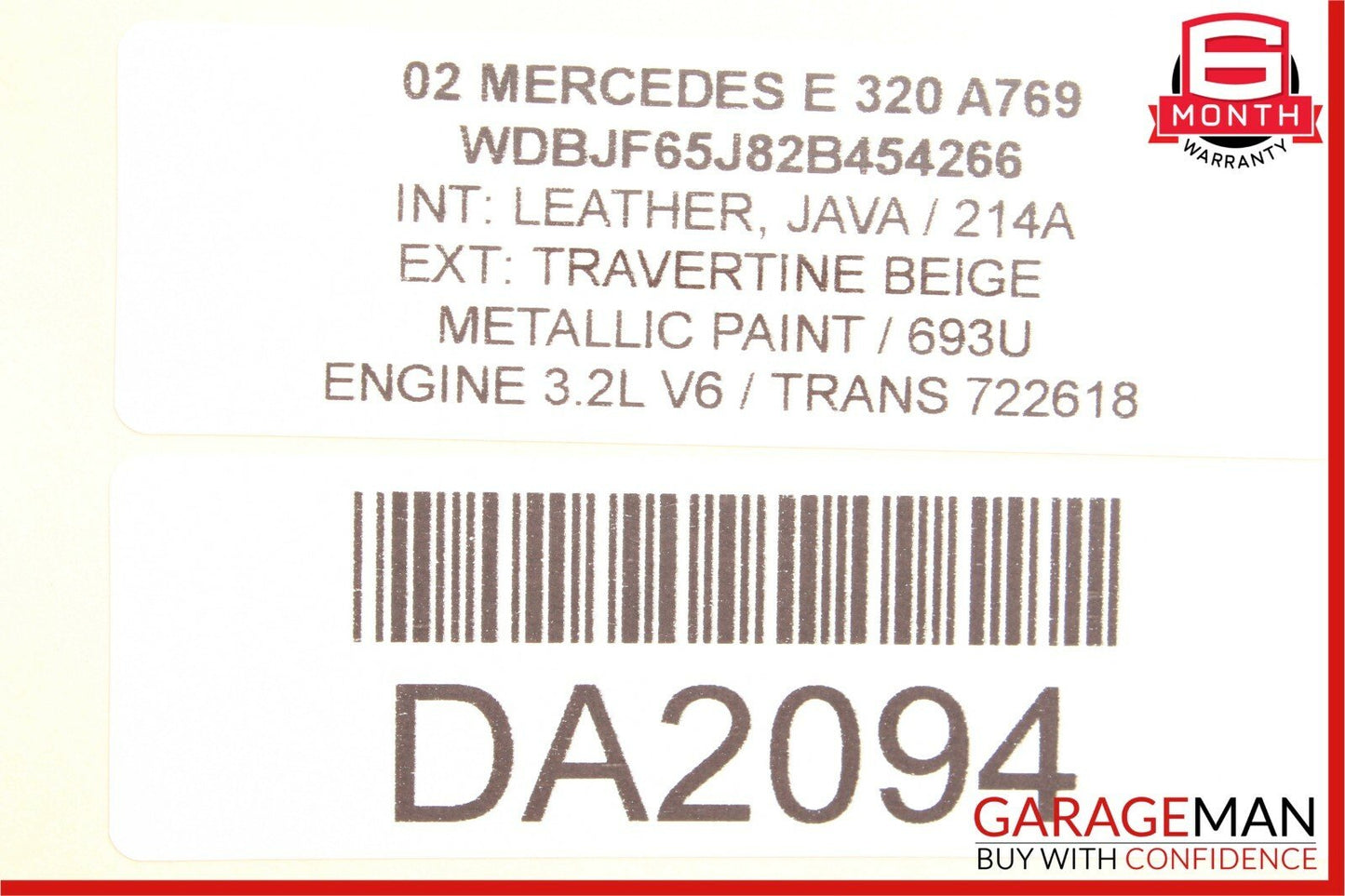98-02 Mercedes W210 E320 CLK320 Steering Column Turn Light Control Switch OEM