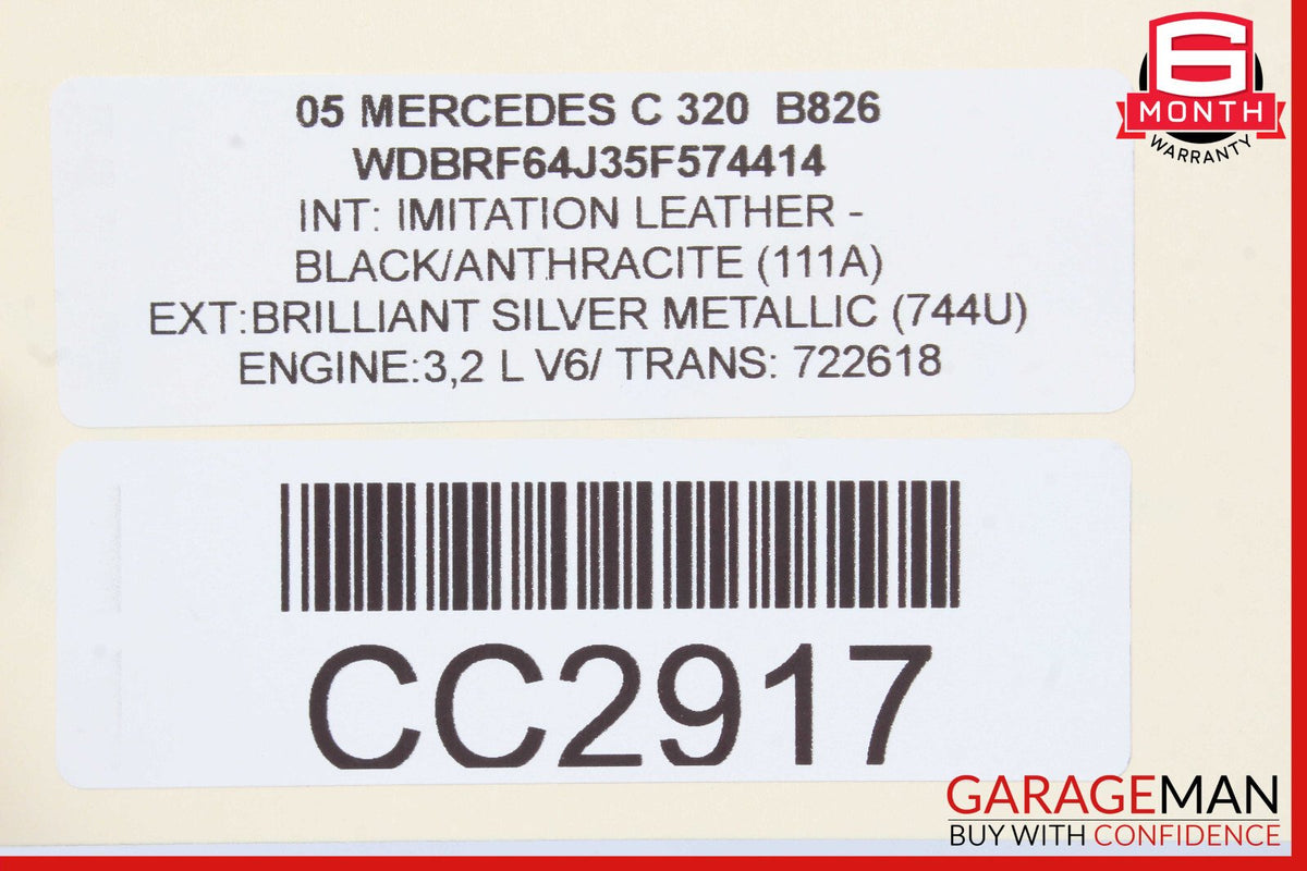 05-09 Mercedes C320 CLK350 Engine Cooling Radiator AC A/C Condenser Assembly