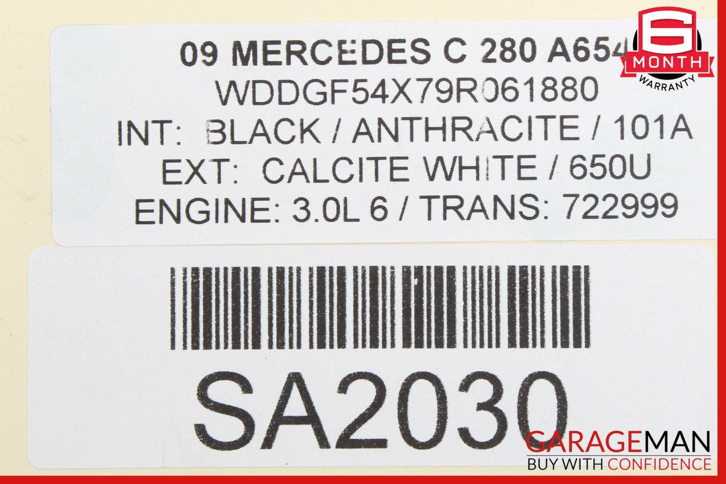 08-15 Mercedes W204 C250 C280 Front Left Side RWD Spindle Knuckle Hub Bearing