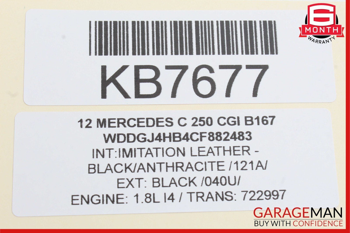 08-15 Mercedes GLK350 C250 Front or Rear Right Side Exterior Door Handle Black