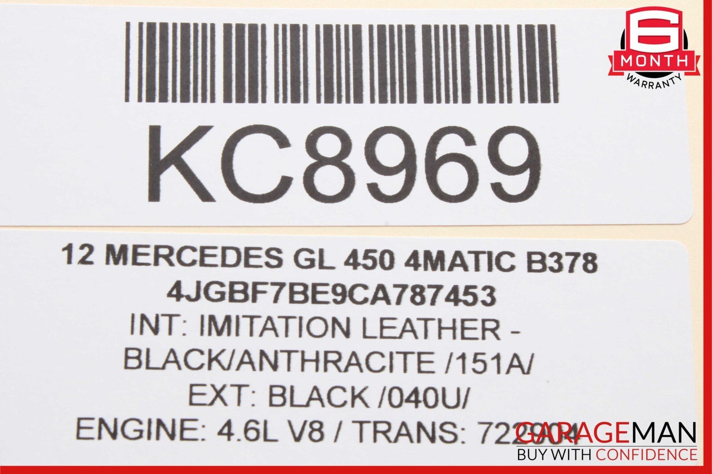 06-13 Mercedes X164 GL450 ML350 R350 Window Regulator Motor Front Right Side OEM