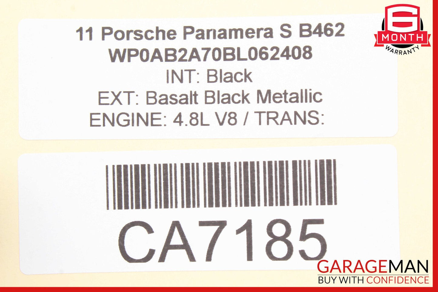 10-16 Porsche Panamera 970 Rear Left / Right Upper Control Arm OEM