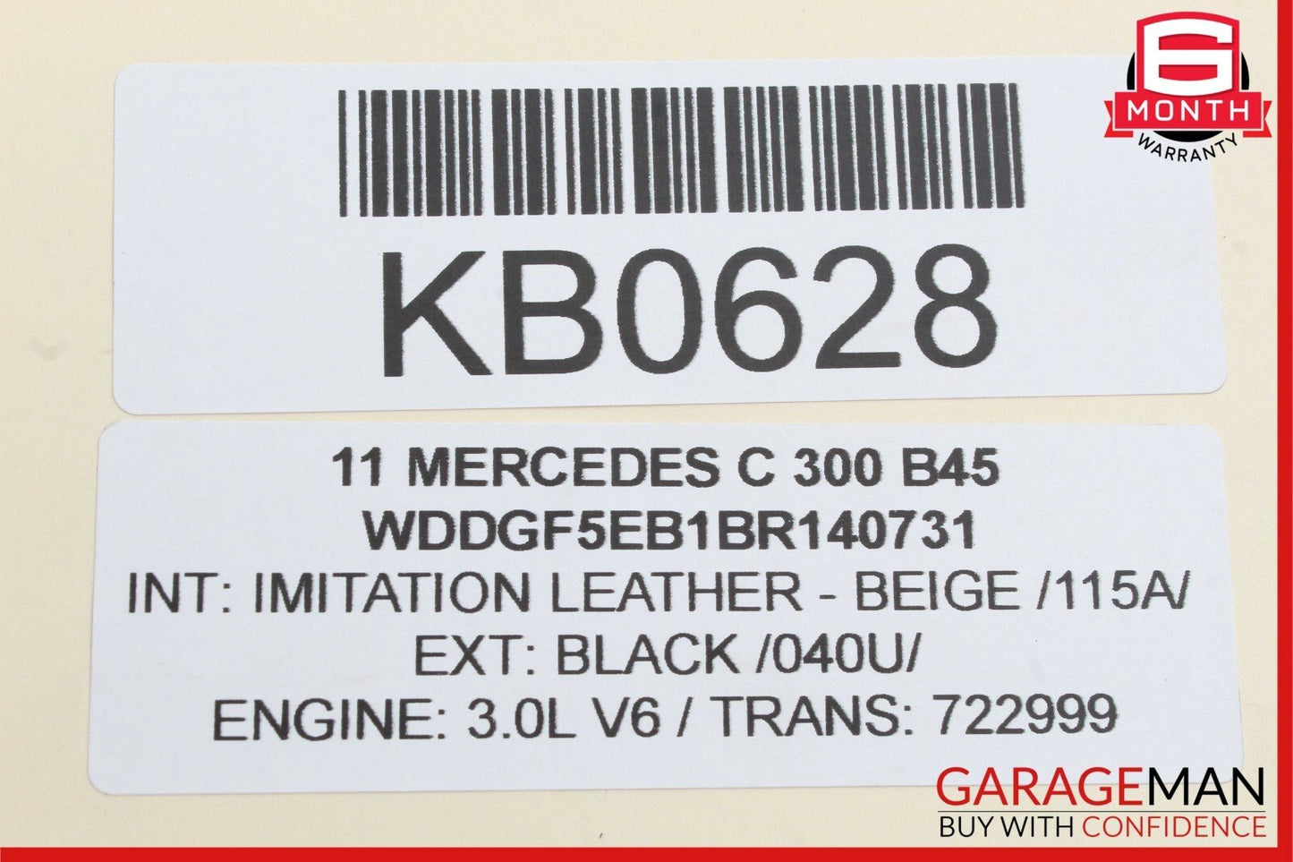 08-14 Mercedes W204 C250 C300 Front Left Side Curved Wishbone Control Arm OEM