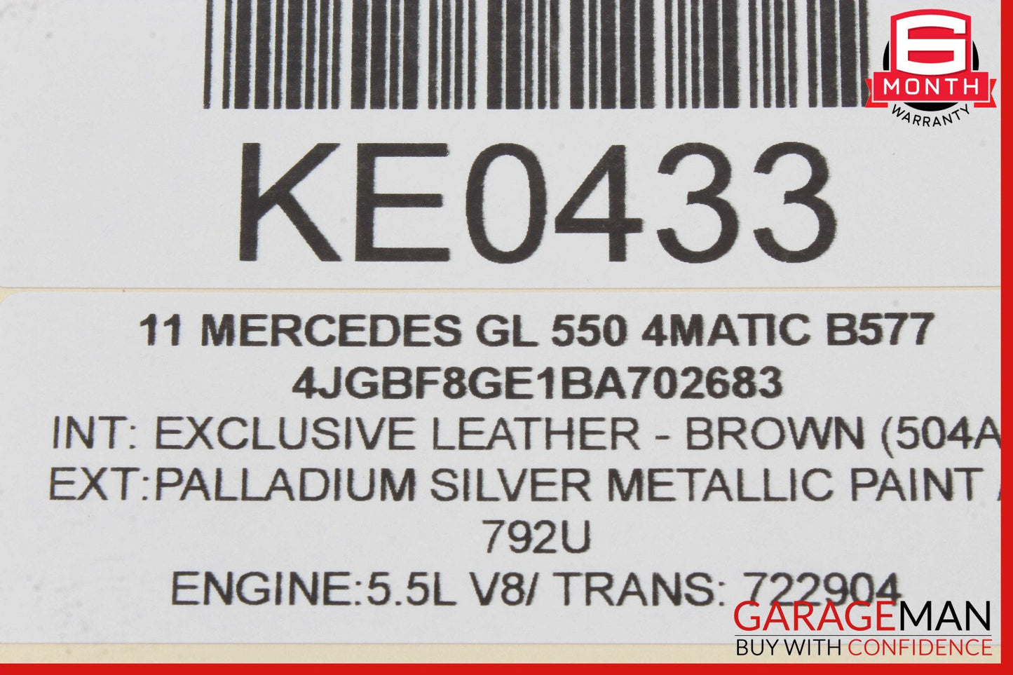 06-12 Mercedes X164 GL550 Rear Right & Left Door Sound Audio Sound Speakers OEM