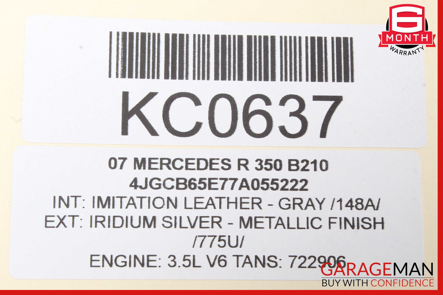 06-08 Mercedes W251 R320 R350 Trunk Lid Hydraulic Pump Motor w/ Cylinder OEM