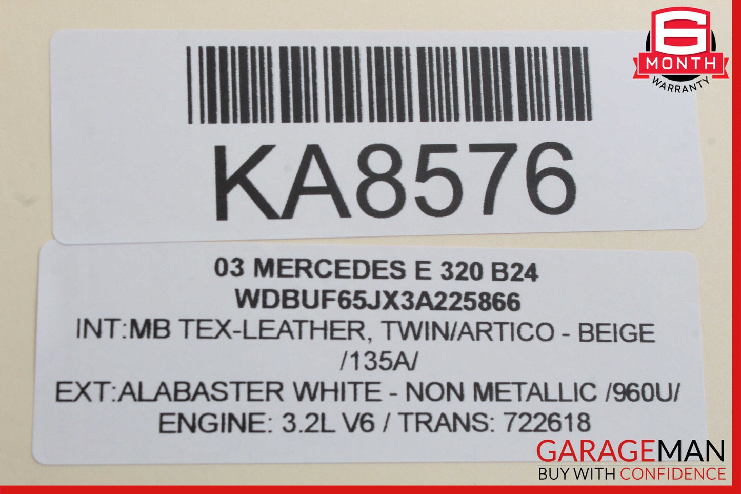 03-11 Mercedes W211 E320 CLS550 Center Pocket Ashtray Ash Tray 2118101330 Wood