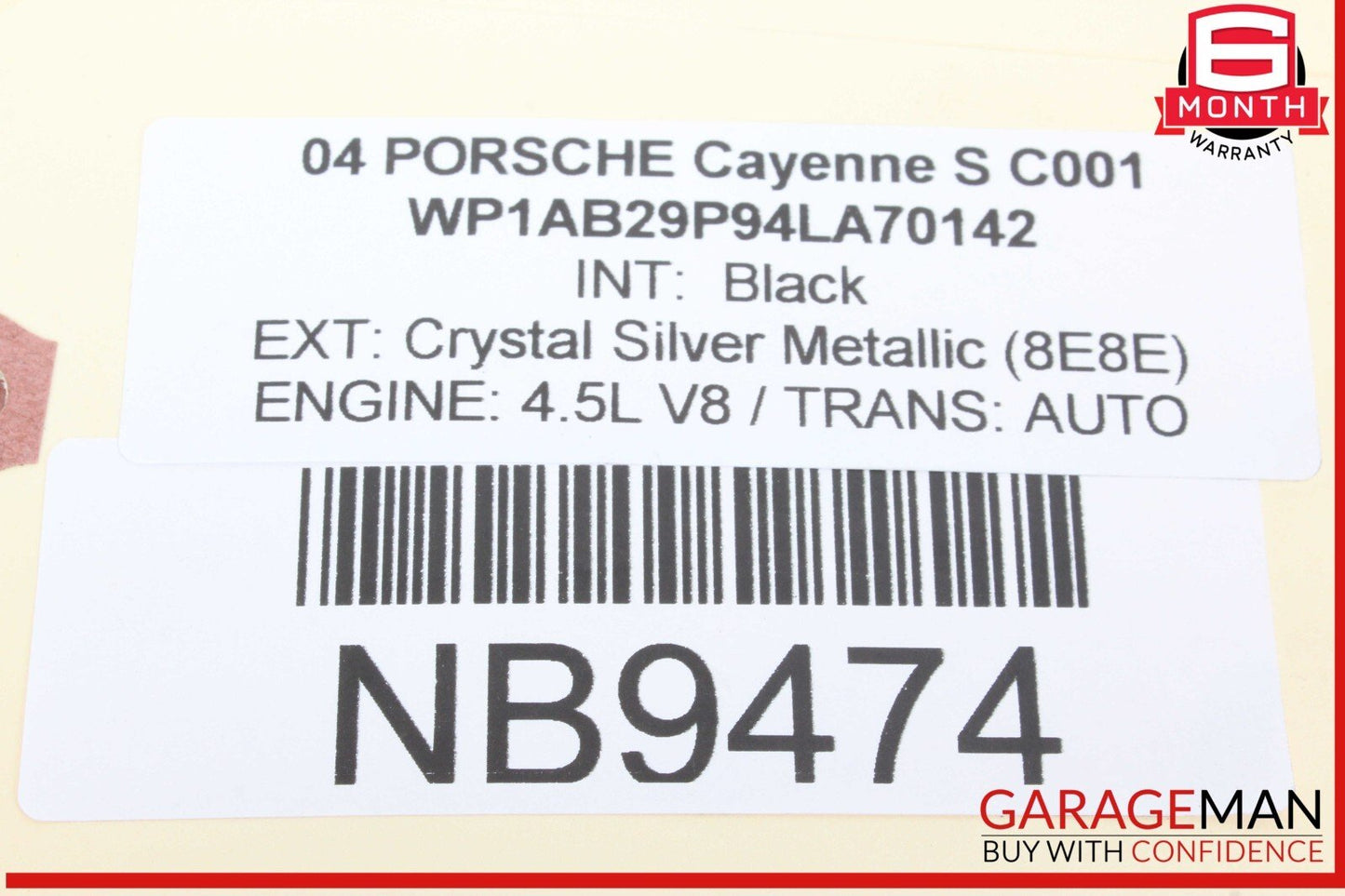 03-10 Porsche Cayenne S 955 957 Rear Left Lower Control Arm 7L0505351 OEM