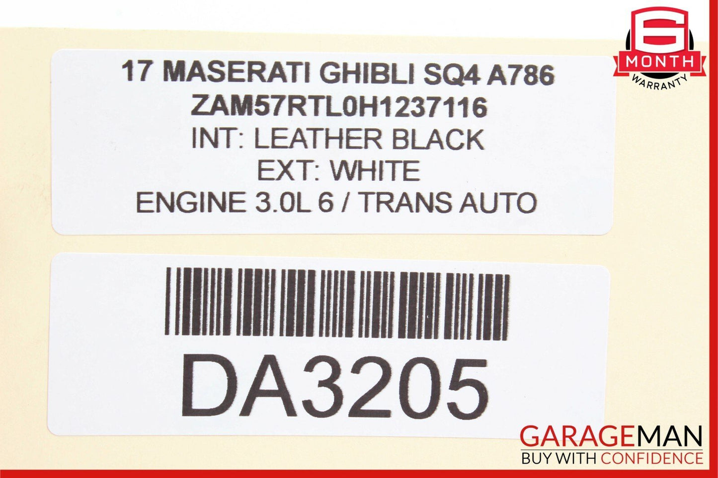 14-17 Maserati Ghibli Rear Right / Left Side Upper Tension Control Arm 69573 OEM