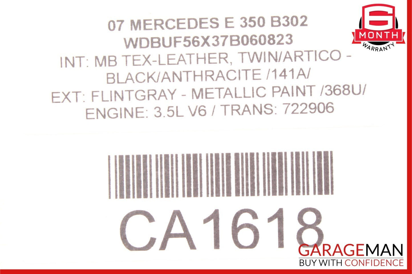 03-11 Mercedes W219 CLS550 E320 E550 RWD Front Right Lower Rearward Control Arm