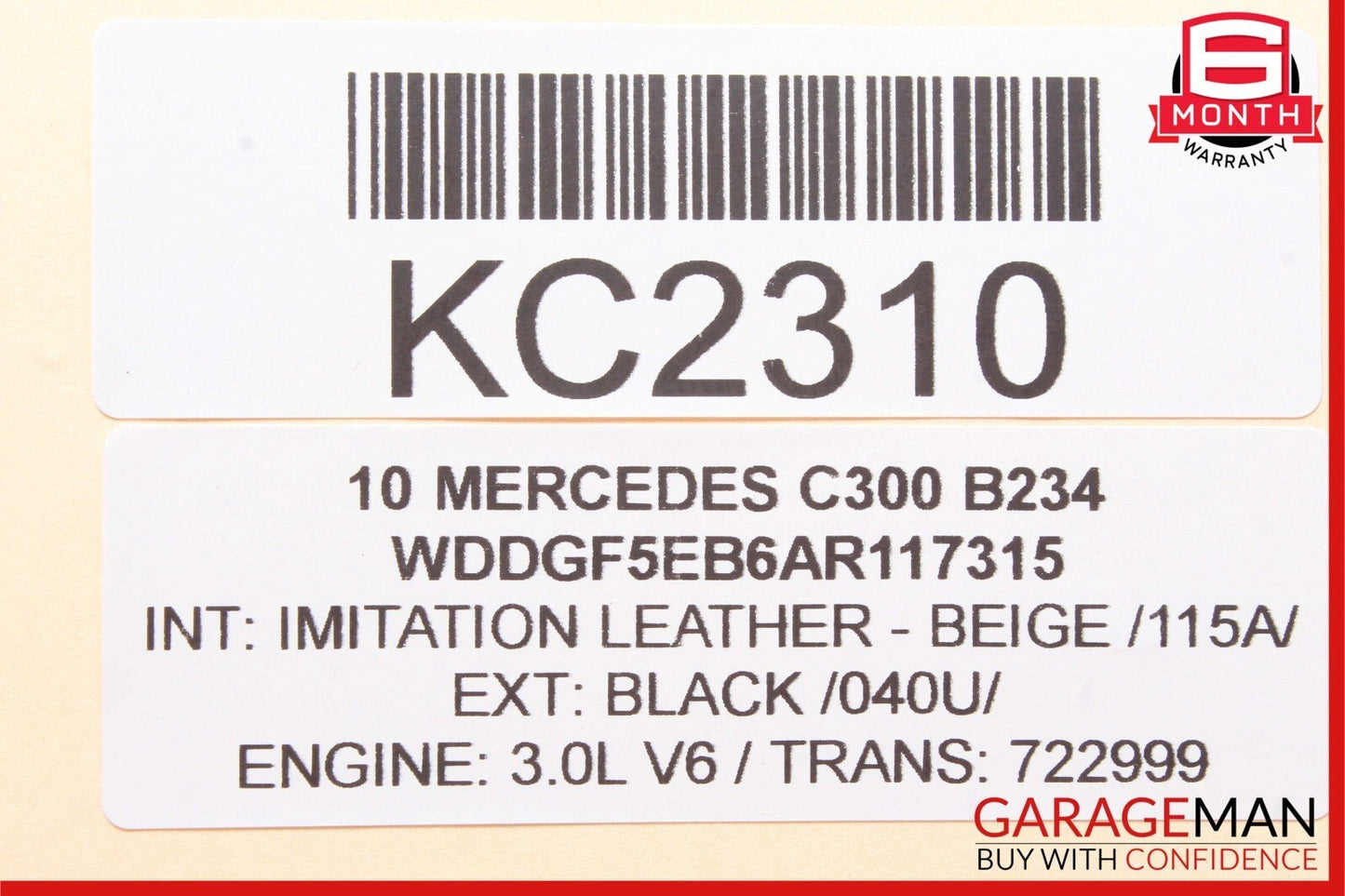 08-14 Mercedes W204 C300 Front Right Side Door Panel Tweeter Speaker Cover OEM