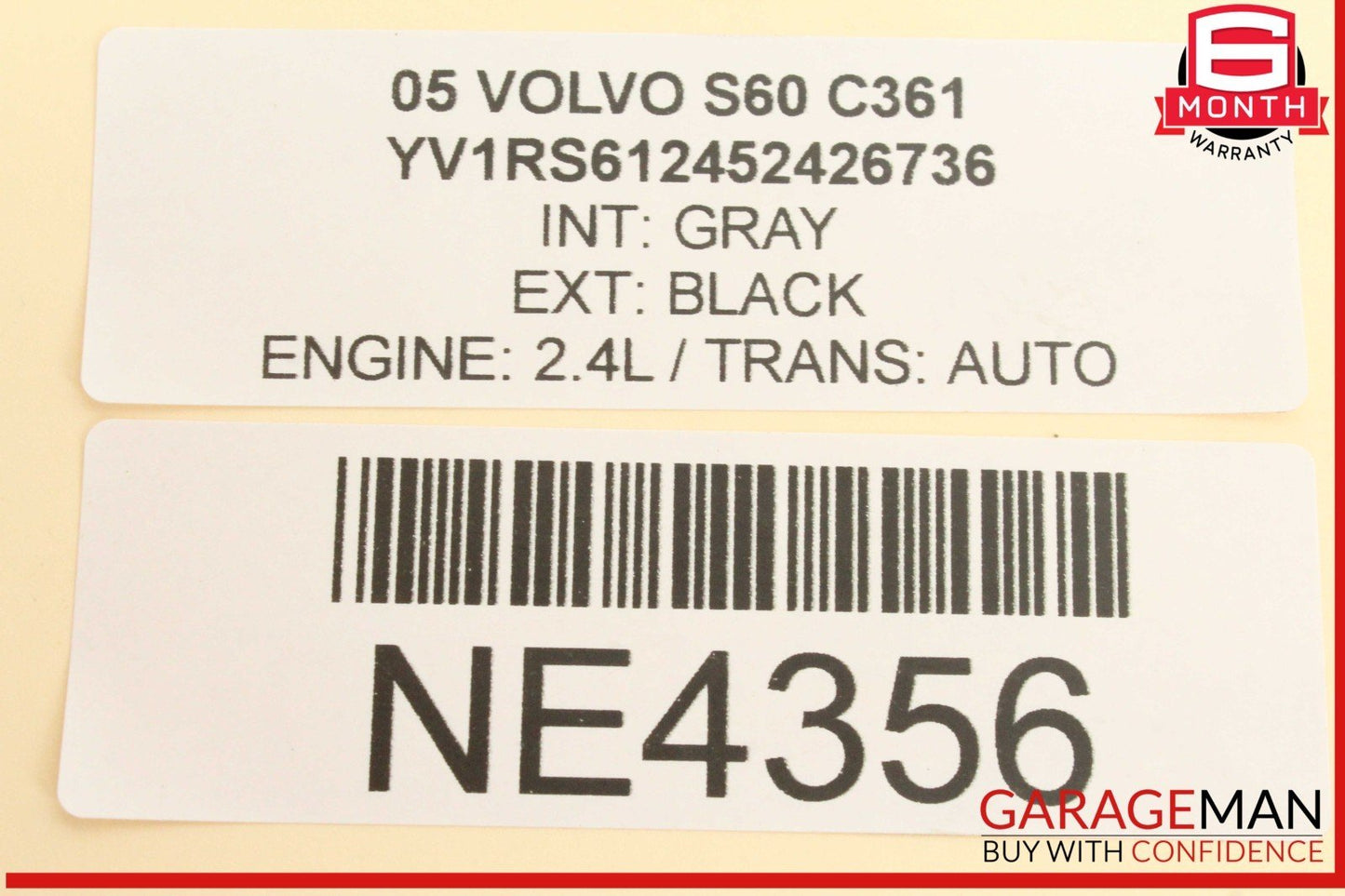01-06 Volvo S60 S80 V70 XC70 Engine Starter Motor Bosch 0001108167 OEM