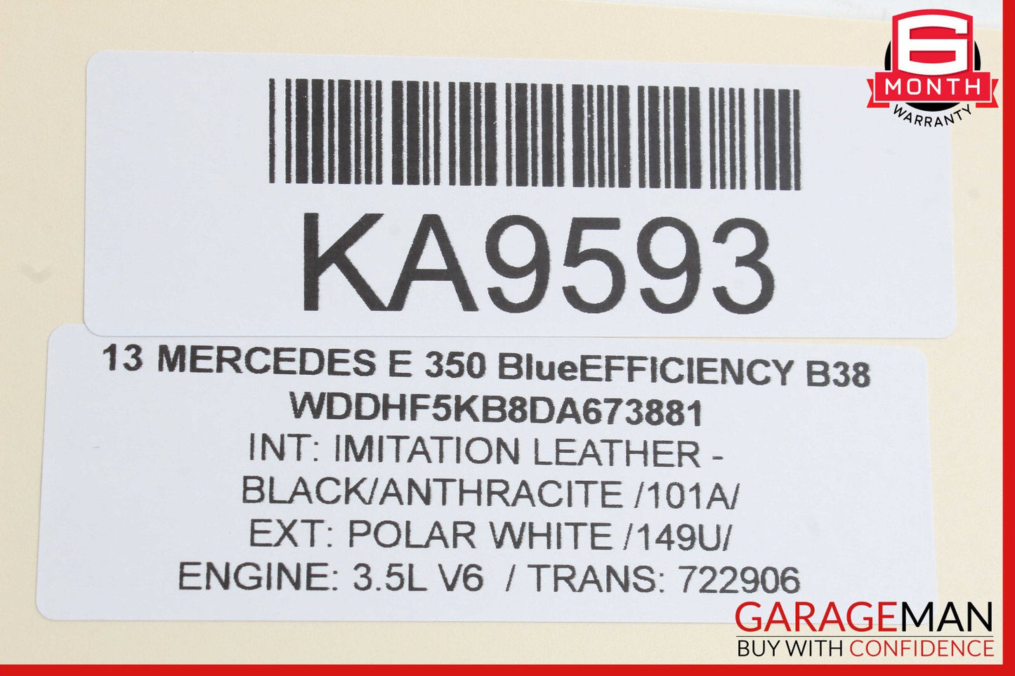 08-17 Mercedes W212 E350 C300 C350 Trunk Lid Latch Lock Actuator OEM
