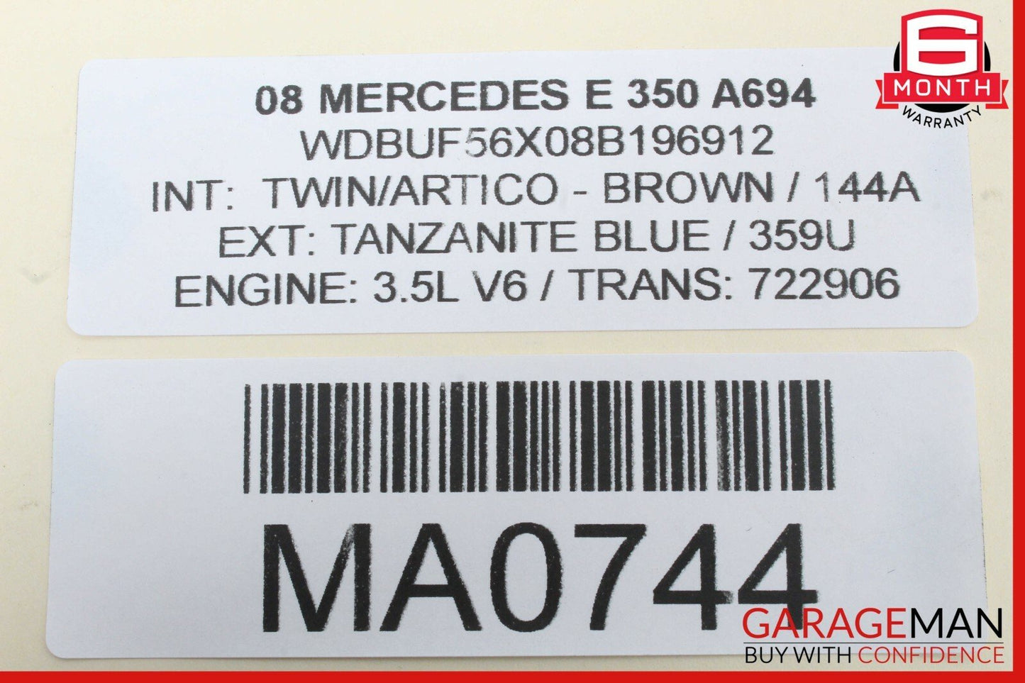 03-11 Mercedes W211 E350 E63 AMG Seat Control Module Front Left 2118704085 OEM