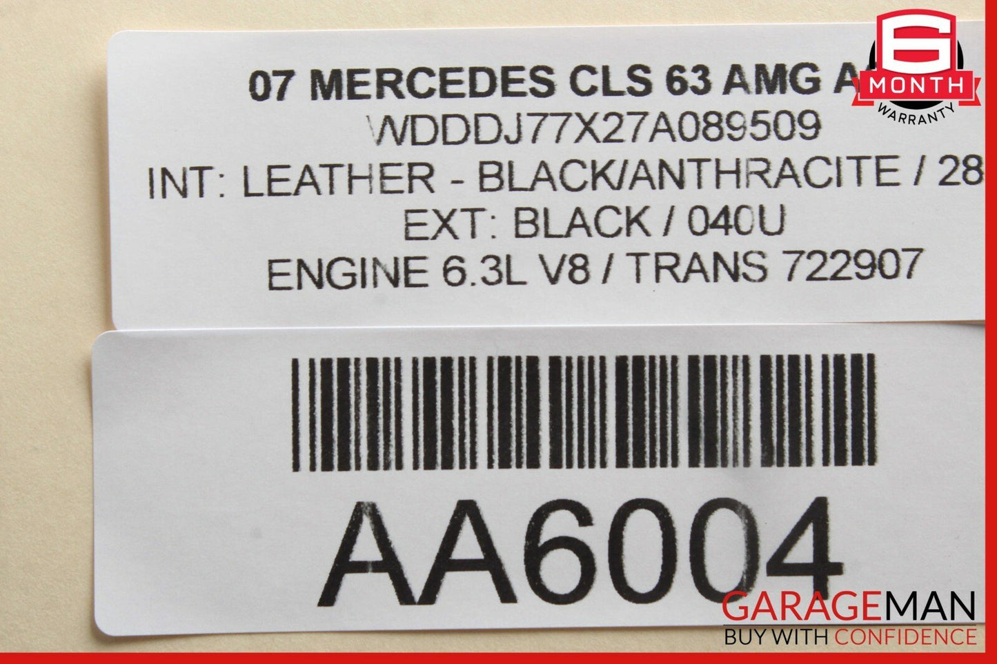 07-11 Mercedes W219 CLS63 E63 AMG ABS Brake Hydraulic Pump Control Module Unit