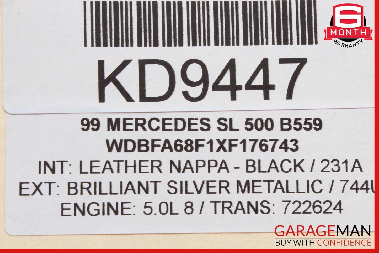 99-02 Mercedes R129 SL500 ESP Engine Computer Control Module Unit