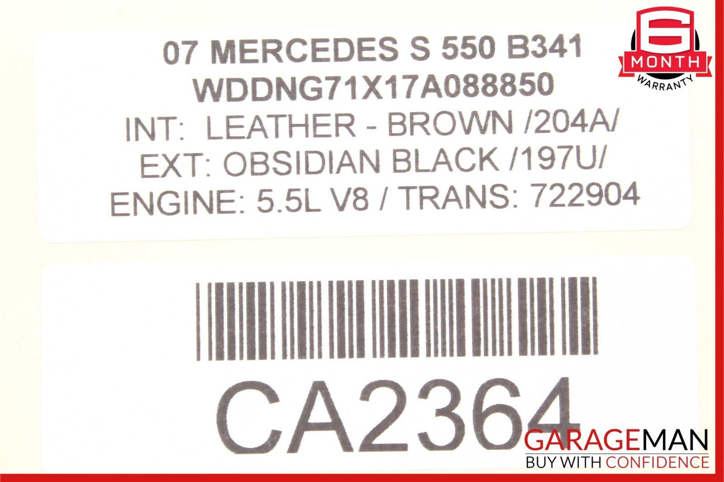 07-13 Mercedes W221 S550 Rear Left Side Exterior Door Handle Keyless Go OEM