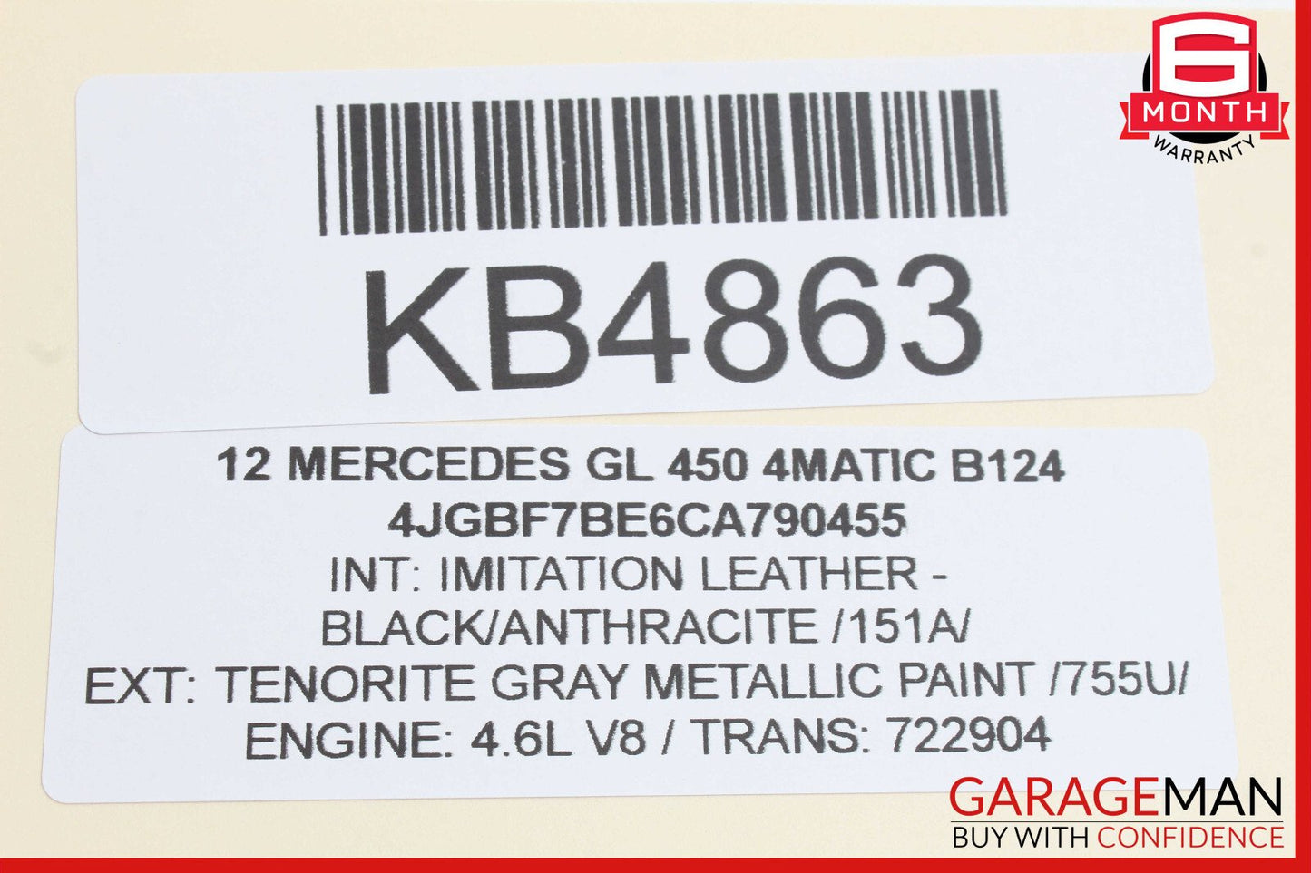 03-12 Mercedes X164 GL450 ML63 R350 SLK350 Seat Control Module Left Side OEM