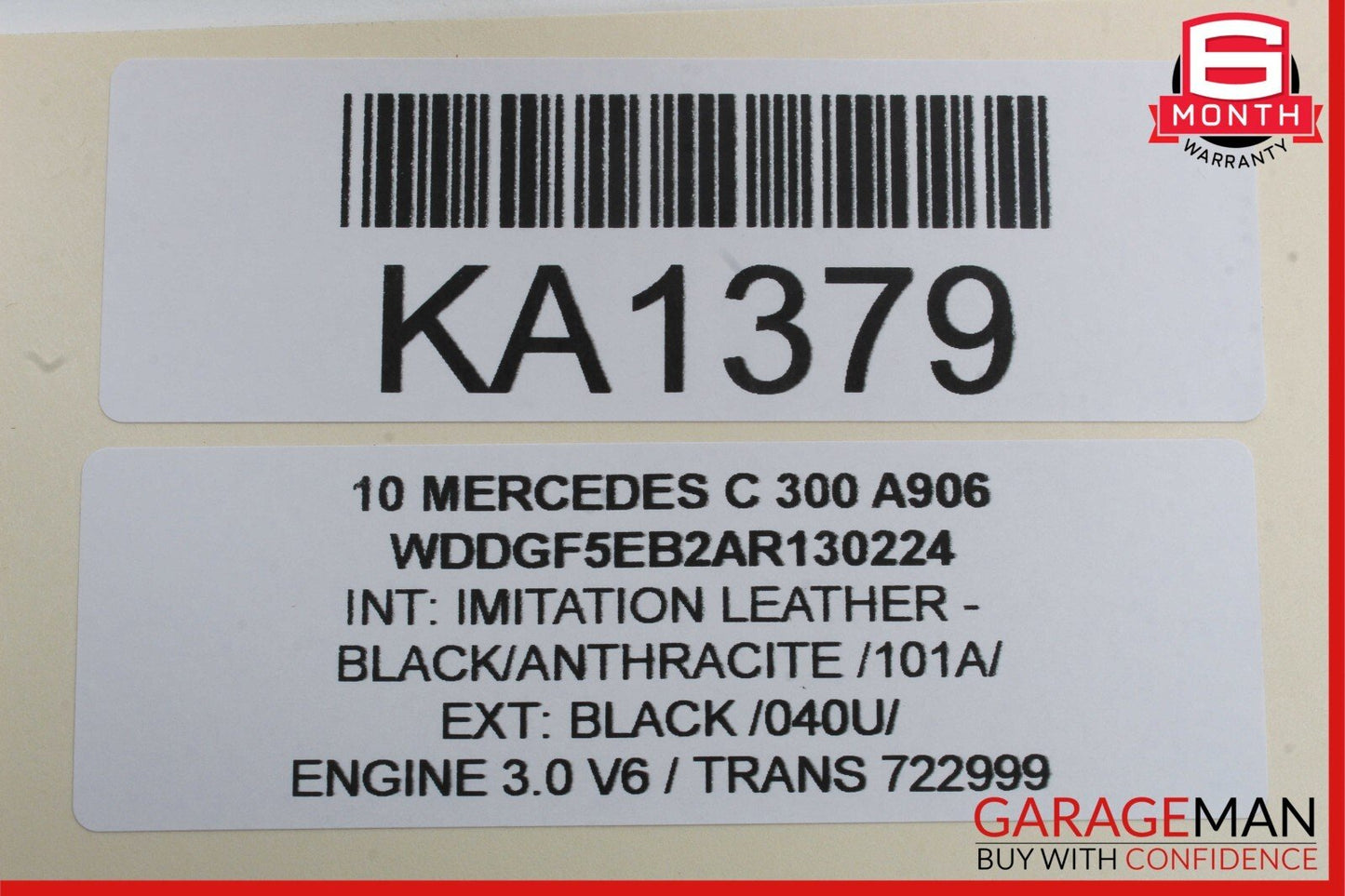 08-14 Mercedes W204 C300 C63 Rear Right Side Door Window Regulator Motor Unit
