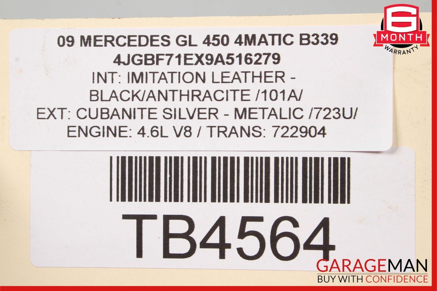 06-12 Mercedes GL550 GL450 R550 ML550 Tranny Transmission Transfer Case Gear Box